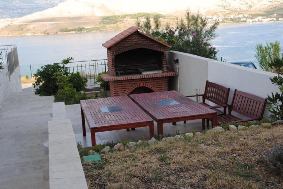 Studio Apartma Pag Blue Ocean 1 With Sea View Pag Town Exterior foto