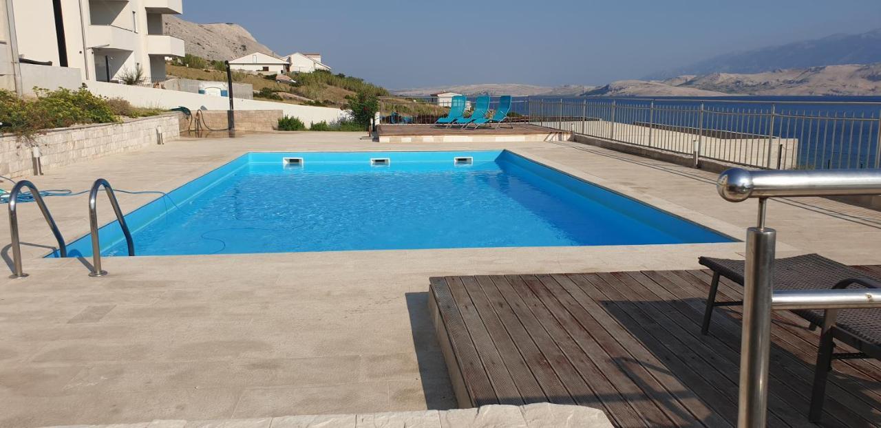 Studio Apartma Pag Blue Ocean 1 With Sea View Pag Town Exterior foto
